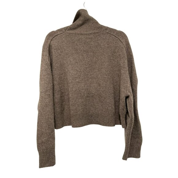 Vanessa Bruno Oversized Ballerine Wool Yack Brown Sweater Sz XS MSRP $570 - Picture 3 of 5